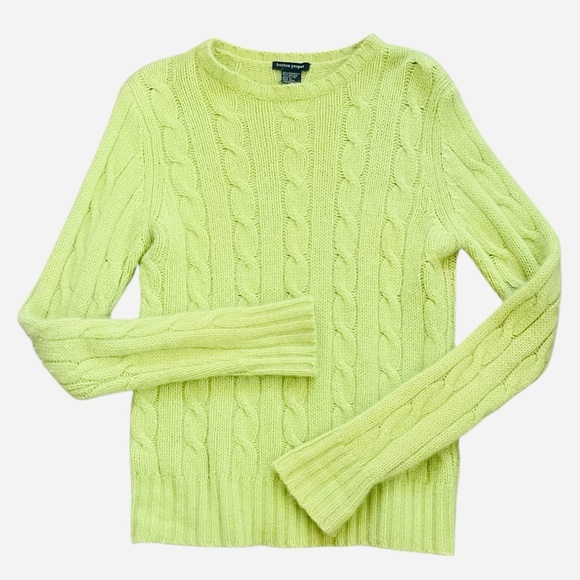 Boston Proper winter casual
lamb’s wool blend sweater M lime green long sleeve - Picture 4 of 10